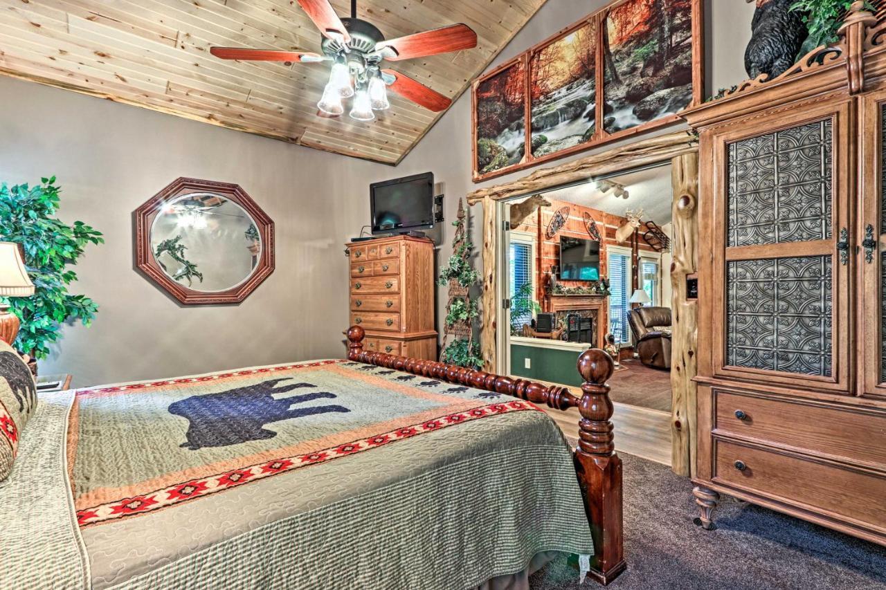 Eclectic Cabin With Hot Tub 1 Mi To Ober Gatlinburg Εξωτερικό φωτογραφία