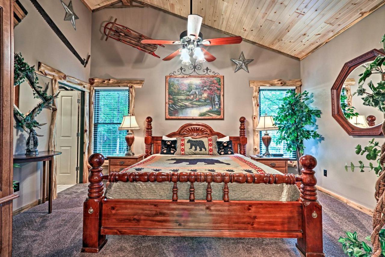 Eclectic Cabin With Hot Tub 1 Mi To Ober Gatlinburg Εξωτερικό φωτογραφία
